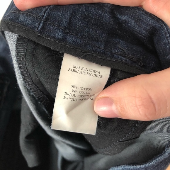 Theory Flare Dark Wash Jeans Sz 10 - Picture 6 of 6